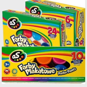 Farby plakatowe 8 kolorów