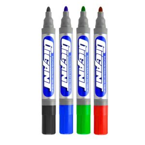 Marker z okrągłą końcówką czerwony
