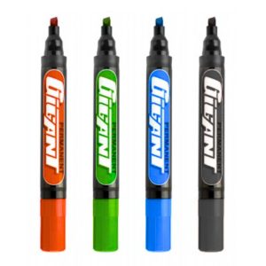 Marker ze ściętą końcówką czarny